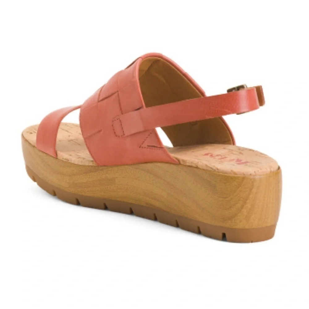 KORKS $99 Women's Fraya Comfort Wedge Platform Sandals Shoes Size 10M New